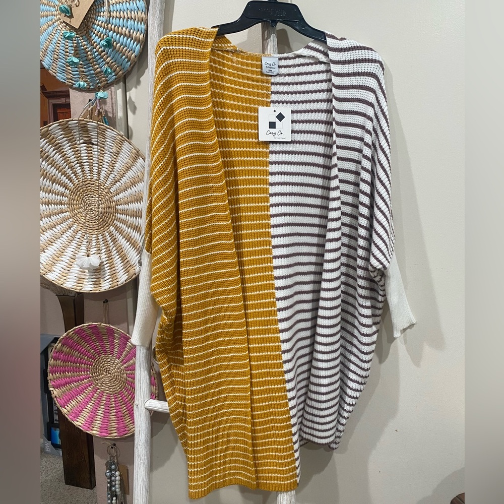 Open cardigan, sweater, oversize fit